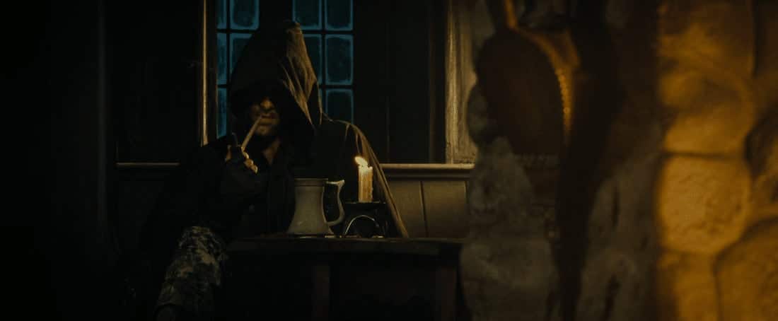 Aragorn (Viggo Mortensen) in Bree in Peter Jackson's The Lord of the Rings The Fellowship of the Ring