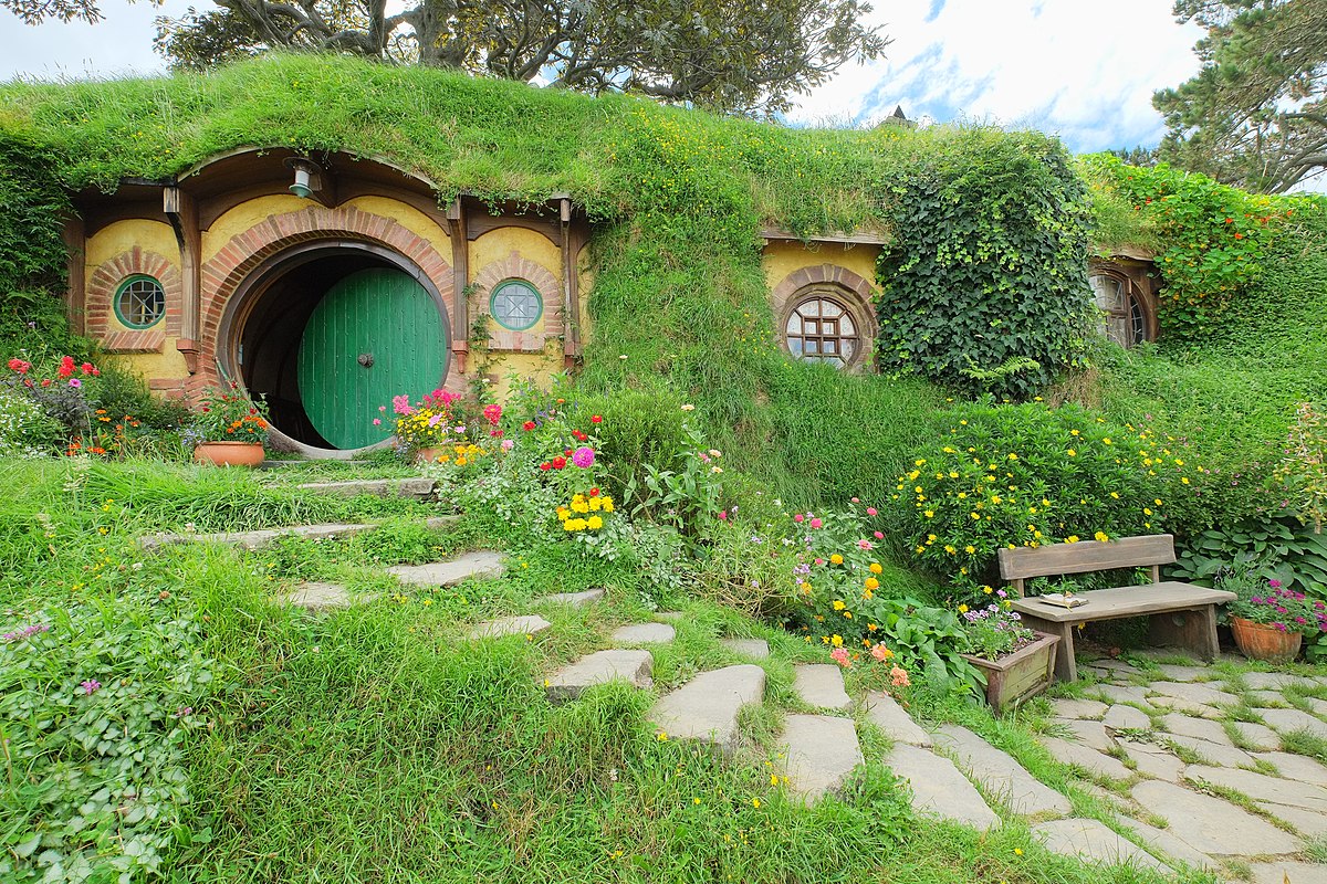 Bag End as depicted in Peter Jackson's The Lord of the Rings and The Hobbit films