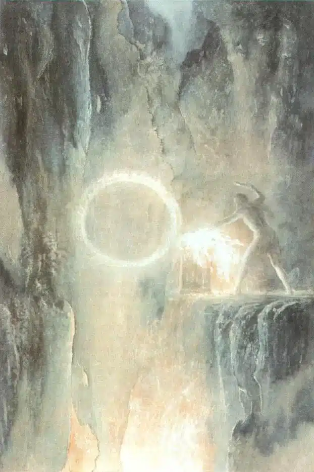 The Forging of the Ring, by Alan Lee