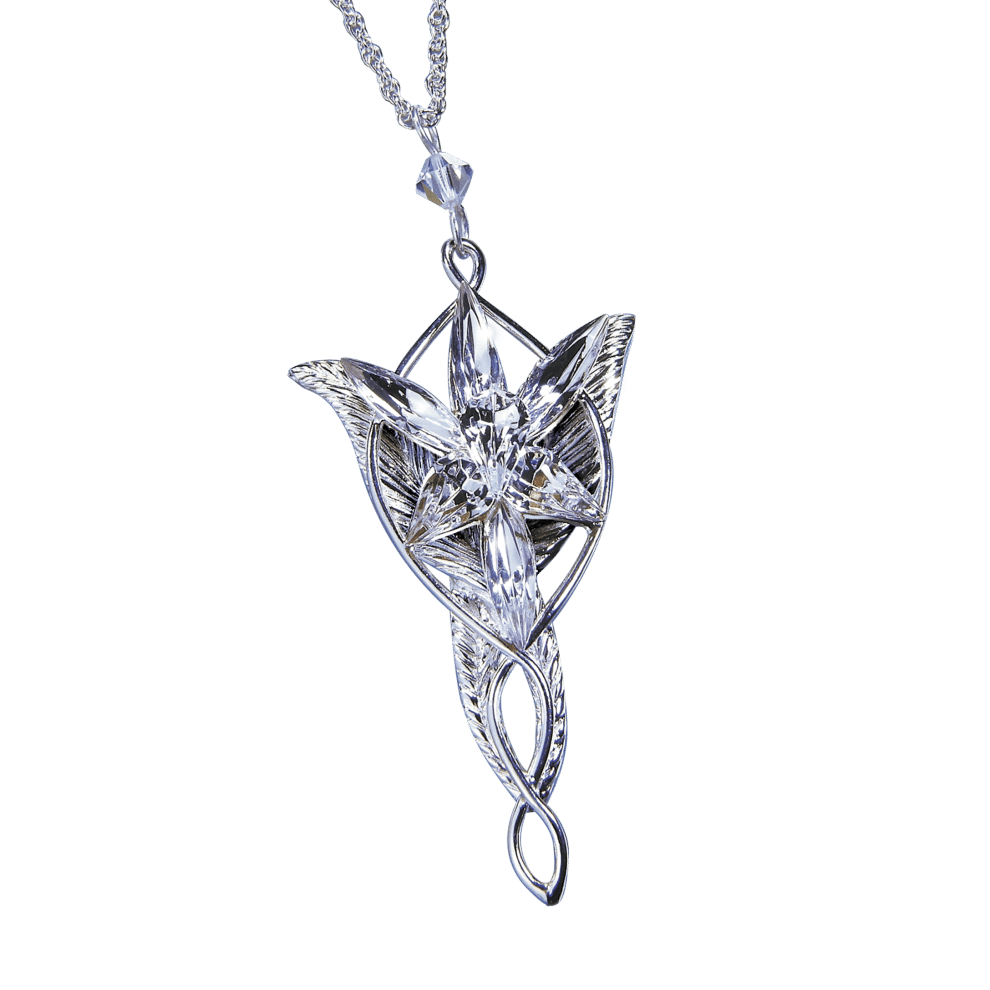 Arwen's Evenstar pendant as depicted in Peter Jackson's The Lord of the Rings film trilogy